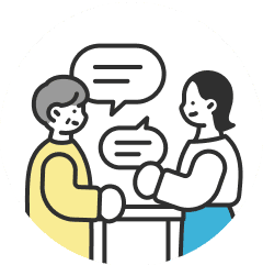 事業者様と面談